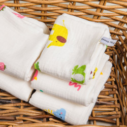 Baby Burp Cloth - Pack of 5